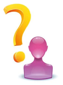 Question mark An image of a man with a question mark Copyright: xZoonar.co... Stock Photos
