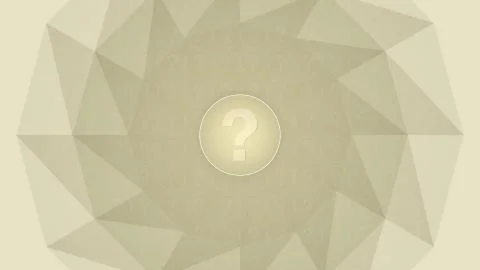 Question mark inside a circle placed on a textured background Stock Illustration
