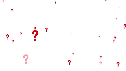 Question Mark Loop Animation. Camera moving through question marks Stock Footage 320329848