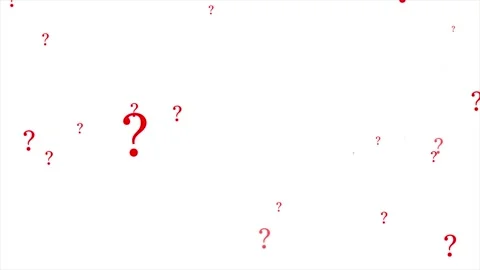 Question Mark Loop Animation. Camera moving through question marks Stock Footage 320329849