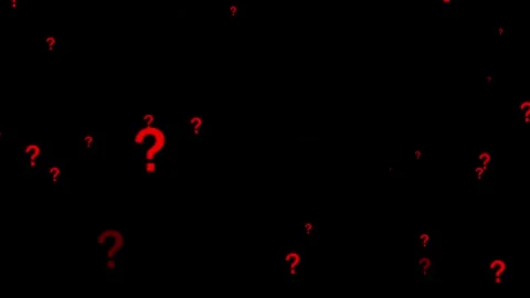 Question Mark Loop Animation. Camera moving through question marks Stock Footage 320329874