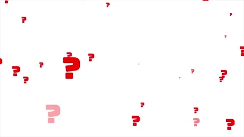 Question Mark Loop Animation. Camera moving through question marks Stock Footage 320329909