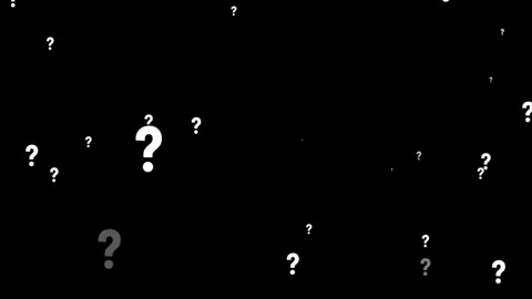 Question Mark Loop Animation. Camera moving through question marks Stock Footage 320329943
