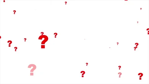 Question Mark Loop Animation. Camera moving through question marks Stock Footage 320329951