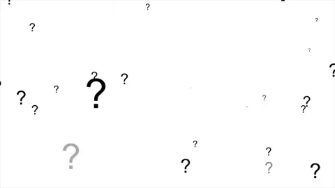 Question Mark Loop Animation. Camera moving through question marks Stock Footage 320329952