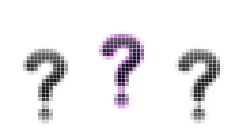 Question mark. Looping. Stock Footage 61307411