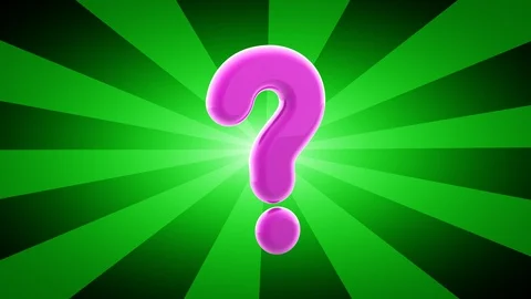 Question mark. Looping footage has 4K resolution. 3D Illustration. Video stock 115974942