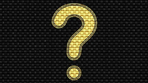Question mark. Looping footage. Illustration. Stock Footage 106410697