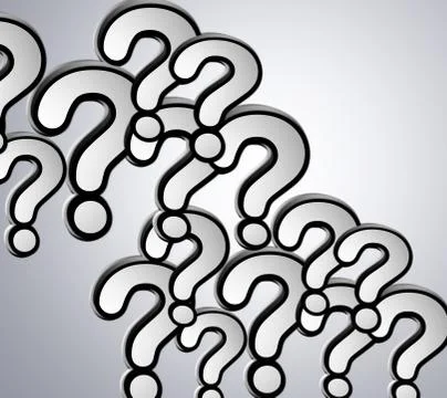 Question mark modern Stock Illustration