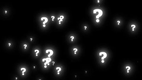 Question Mark Particle Animation with Magical Sparkle Effects. Vídeos de archivo 335993736