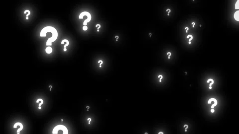 Question Mark Particle Animation with Magical Sparkle Effects. Vídeos de archivo 335993737