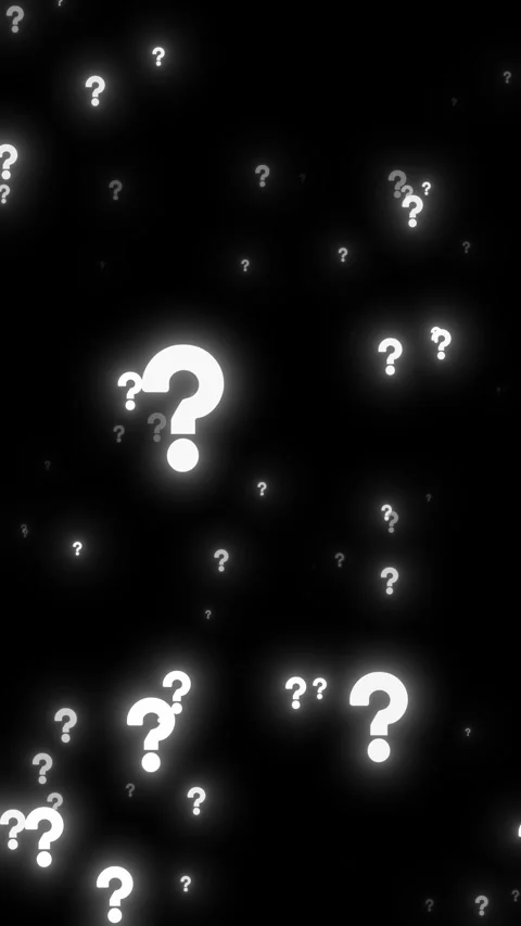 Question Mark Particle Animation with Magical Sparkle Effects. Vídeos de archivo 335993747