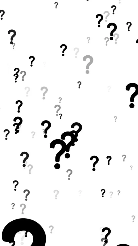 Question Mark Particle Animation with Magical Sparkle Effects. Vídeos de archivo 335993789