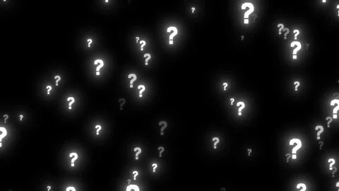 Question Mark Particle Animation with Magical Sparkle Effects. Vídeos de archivo 335993805