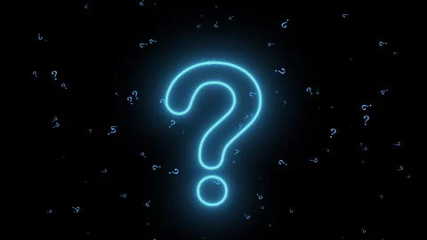 Question Mark Particle Blink Blink video animated background Stock Footage 342204417