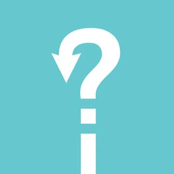 Question mark path, confusion Stock Illustration