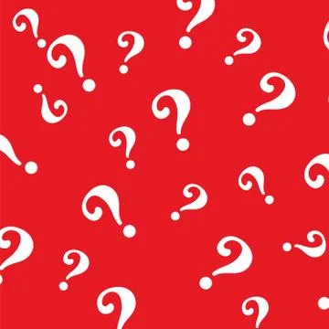 Question mark pattern. Question design vector background Illustrazione stock
