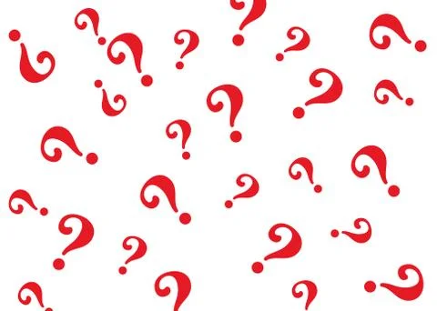 Question mark pattern. Question design background Illustrazione stock