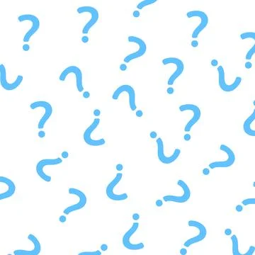 Question mark pattern. Question design background Stock Illustration