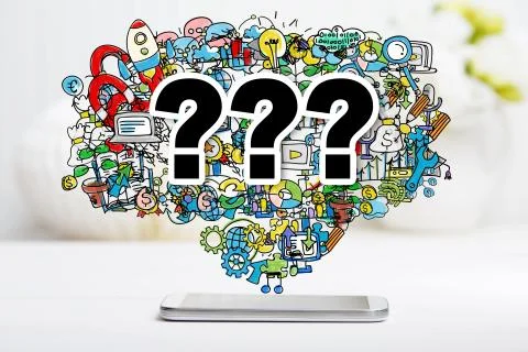 Question Mark Foto stock