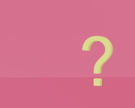 Question mark on plain background Stock Illustration