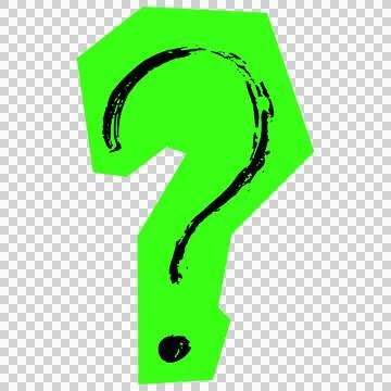 Question mark punctuation symbol Stock Illustration