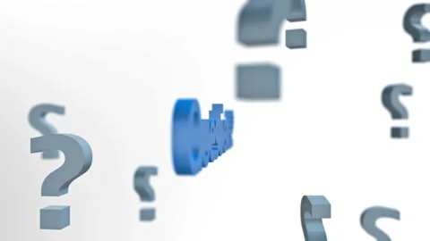 Question Mark. Question Marks Background Stock Footage 277287598