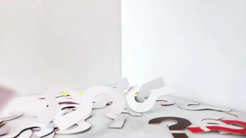 Question Mark. Question Marks Background Stock Footage 277288945