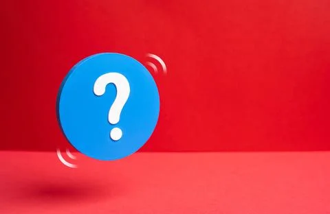 Question mark representing the search for answers and important information.. Stock Photos