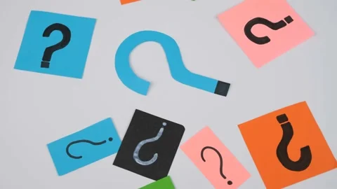 question mark rotating | Stock Video | Pond5
