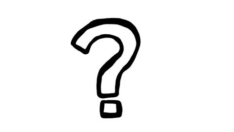 Question Mark Scribble Animation Doodle Cartoon 4K 動画素材 72442855