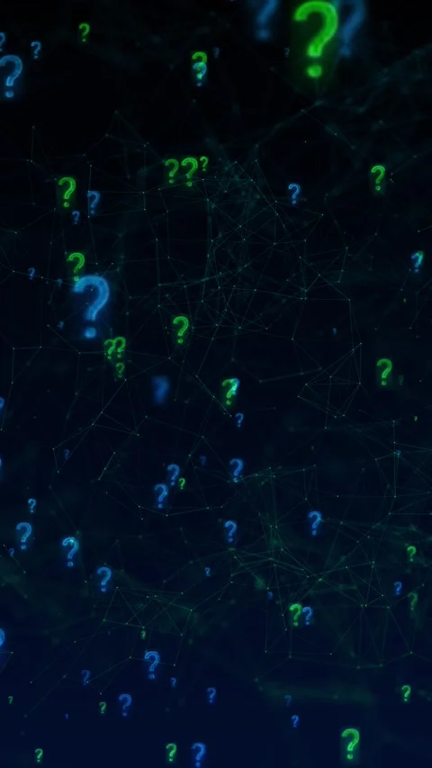 Question mark, search, support, faq, quiz and help Text Future Digital Stock Footage 313873008