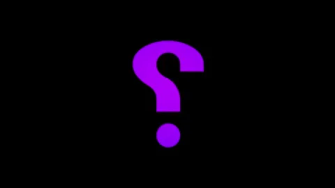 Question mark shaped 3D icon animation. Ask, help, support concept symbol a.. Stock Footage 302237348
