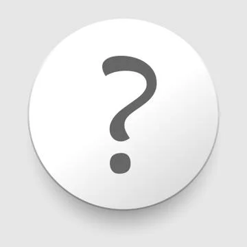 Question mark sign icon. Help symbol. FAQ Stock Illustration