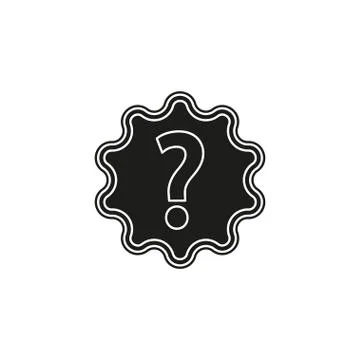 Question mark sign icon. Help symbol. FAQ sign. Vector support concept Stock Illustration