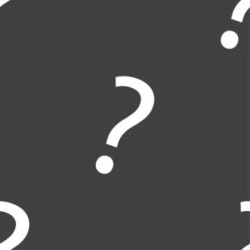 Question mark sign icon. Help symbol. FAQ sign. Seamless pattern on a gray backg イラスト素材