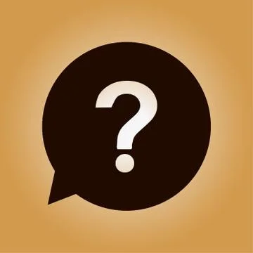 Question mark sign icon Stock Illustration