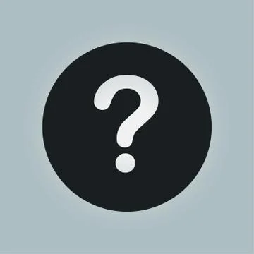 Question mark sign icon Stock Illustration