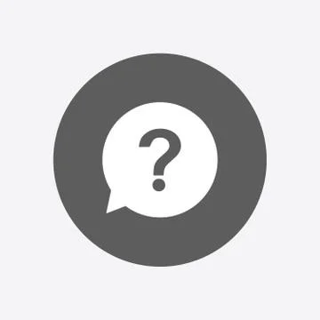 Question mark sign icon. Stock Illustration