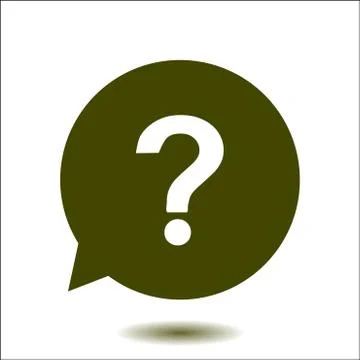 Question mark sign icon. Stock Illustration