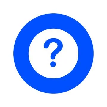 Question mark sign icon. Stock Illustration
