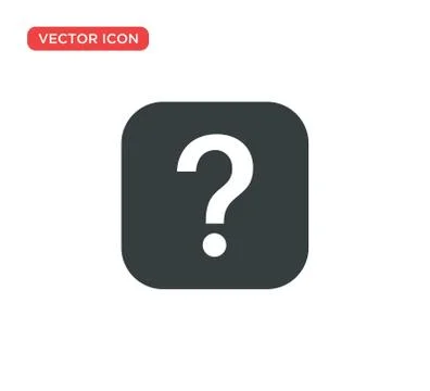 Question Mark Sign Icon Vector Illustration Design Stock Illustration