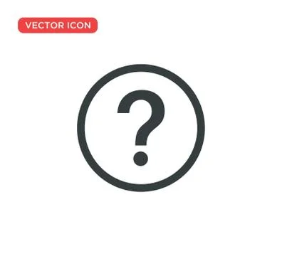 Question Mark Sign Icon Vector Illustration Design Illustrazione stock