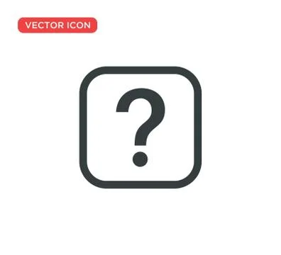Question Mark Sign Icon Vector Illustration Design Illustrazione stock