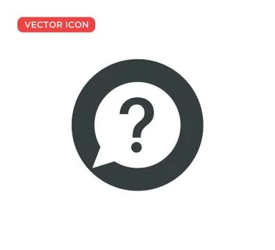 Question Mark Sign Icon Vector Illustration Design Illustrazione stock