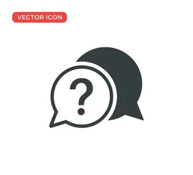 Question Mark Sign Icon Vector Illustration Design Stock Illustration
