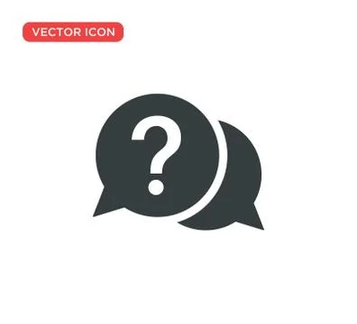 Question Mark Sign Icon Vector Illustration Design Stock Illustration