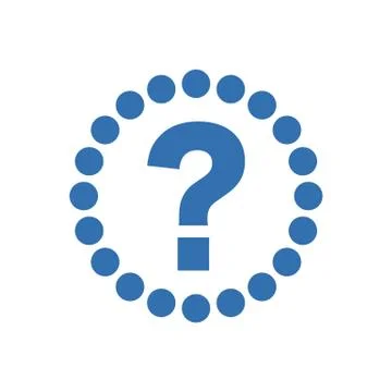 Question mark sign icon, vector illustration. Flat design style with long shadow Stock Illustration