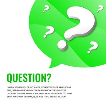 Question mark sign icon, vector illustration Stock Illustration