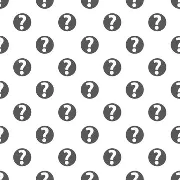Question mark sign pattern seamless Illustrazione stock
